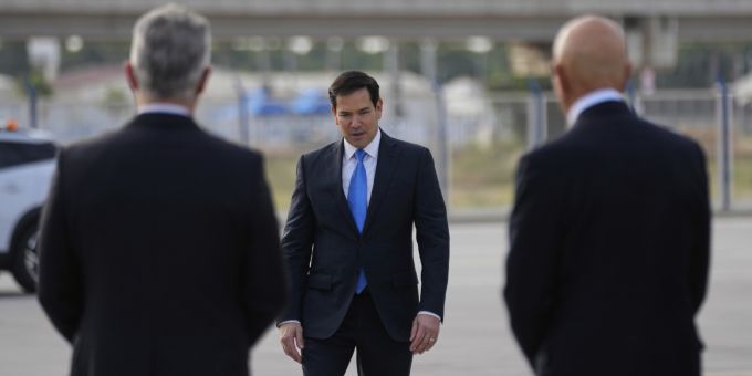 Die US-Delegation führt Aussenminister Marco Rubio an. Turkey US
