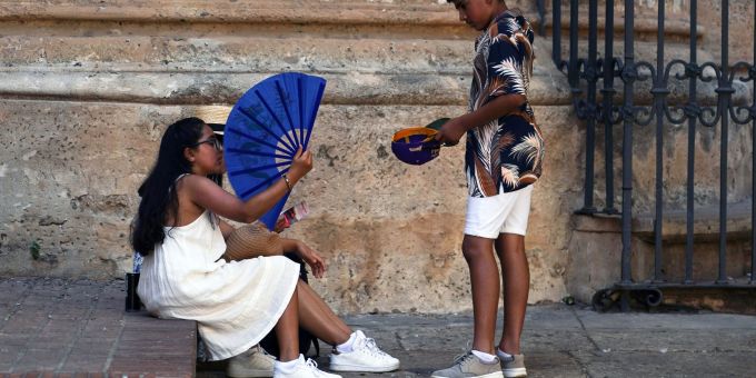 Derzeit leiden grosse Teile Spaniens unter einer ungewöhnlich frühen Hitzeperiode mit Temperaturen bis fast 40 Grad. (Archivbild) Hitzeperiode