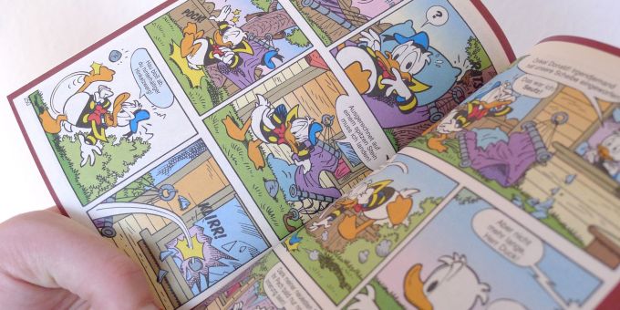 Comics mit Donald Duck soll es jetzt auch in Leichter Sprache geben. (Archivbild) Donald Duck