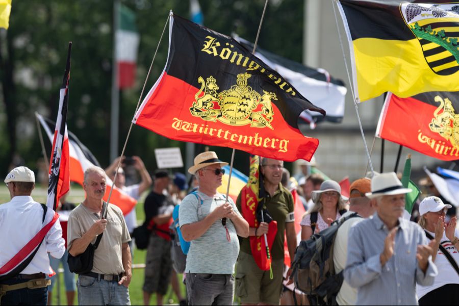 Reichsbürger Demo Königreich Deutschland