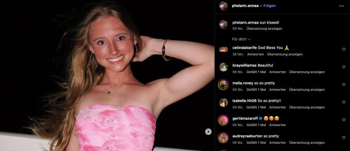 TikTok-Star Anna Grace Phelan ist mit nur 19 Jahren an einen Tumor gestorben. Anna Grace Phelan