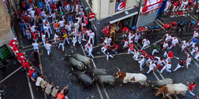 Stierlauf in Pamplona