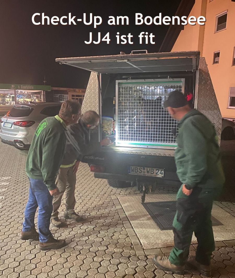 Hier das Team bei einem Zwischenstopp.