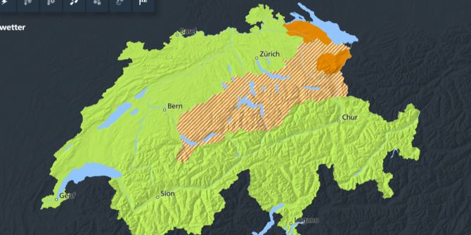Karte Schweiz Meteo