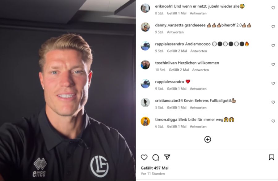 Andere vermuten nach dem Transfer des FC Lugano: «Und wenn er netzt, jubeln wieder alle.»