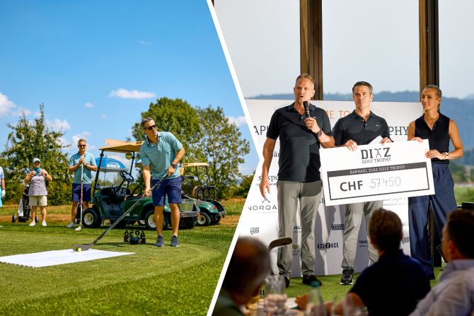 Die Raphael Diaz Golf Trophy war einmal mehr ein Fest für den guten Zweck. - Raphael Diaz Golf Trophy