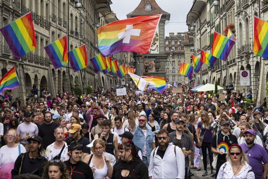 Pride Bern. Hier im Jahr 2025