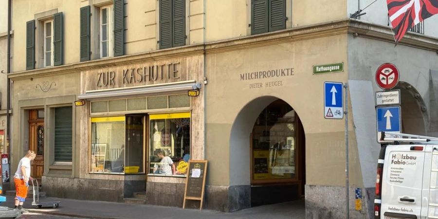 Die «Chäshütte», ehemals Heugel, in der Berner Altstadt.