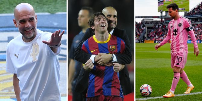 Pep Guardiola Lionel Messi
