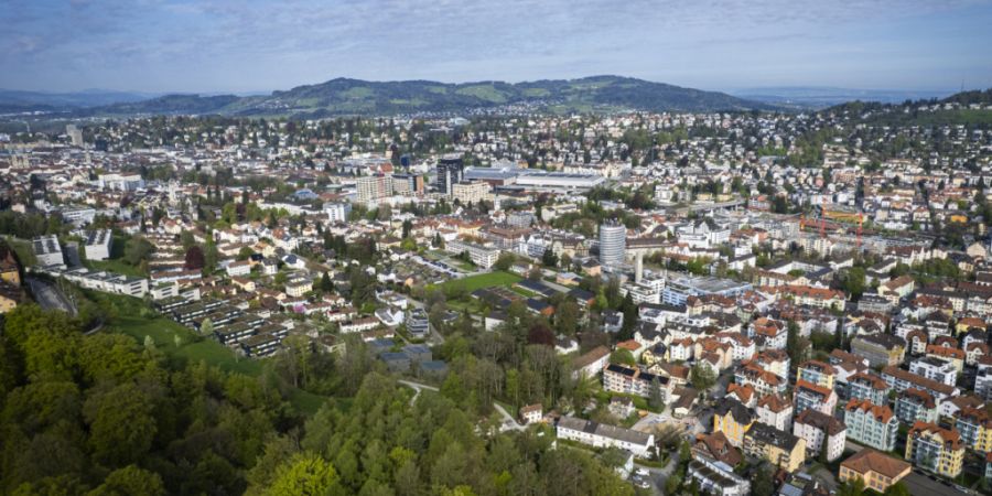 Die Stadtregierung schreibt das «St. Galler Fest» neu aus. Im Bild zu sehen ist die Stadt St. Gallen. (Archivbild)