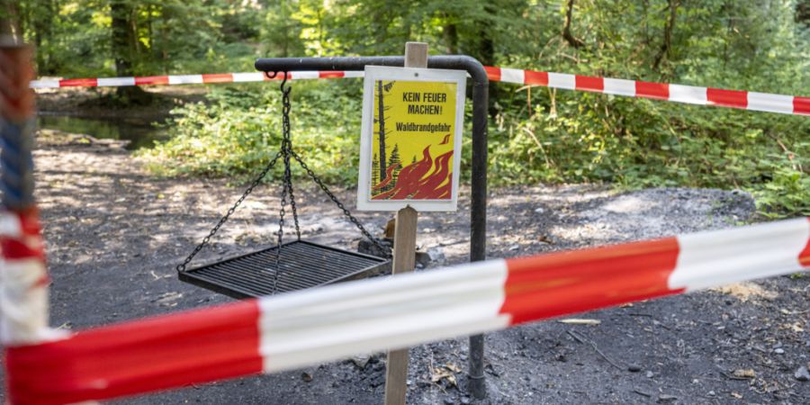 Im Kanton Thurgau gilt seit Freitag ein absolutes Feuerverbot im Freien. (Symbolbild)