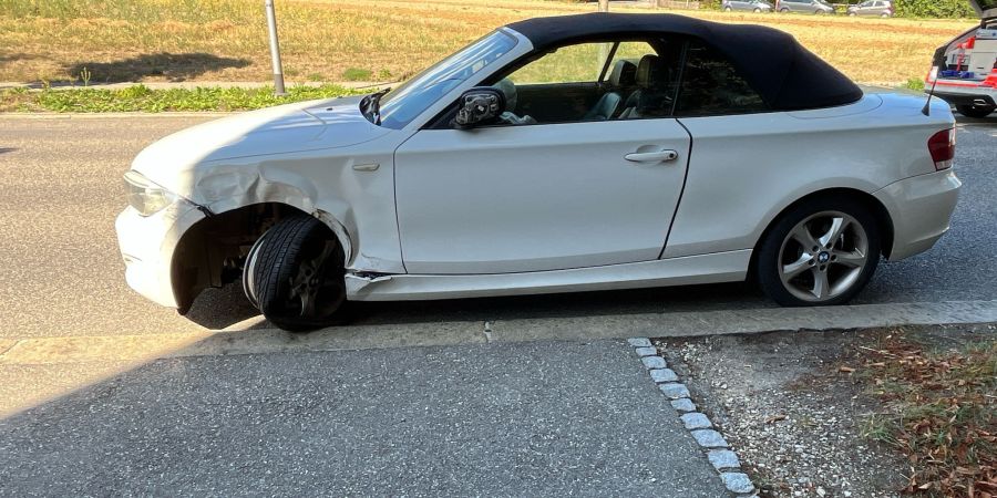 Die Weissensteinstrasse war während rund einer Stunde für den Durchgangsverkehr gesperrt.