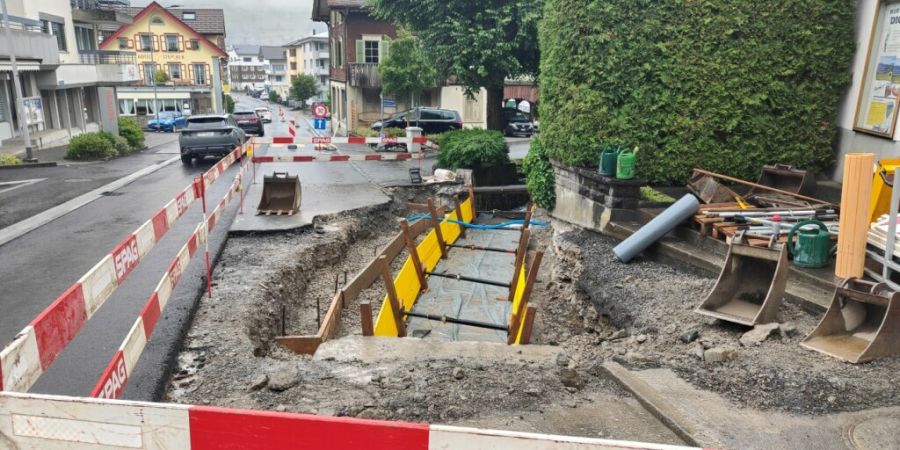 Die Umgestaltung der Ortsdurchfahrt Buochs kommt teurer als vorgesehen.