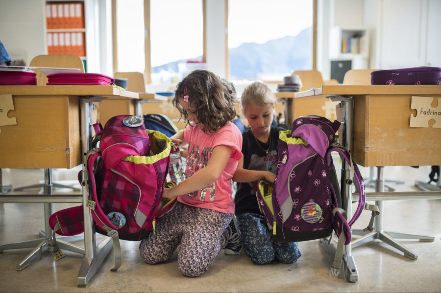 Kinder Schule Znüni