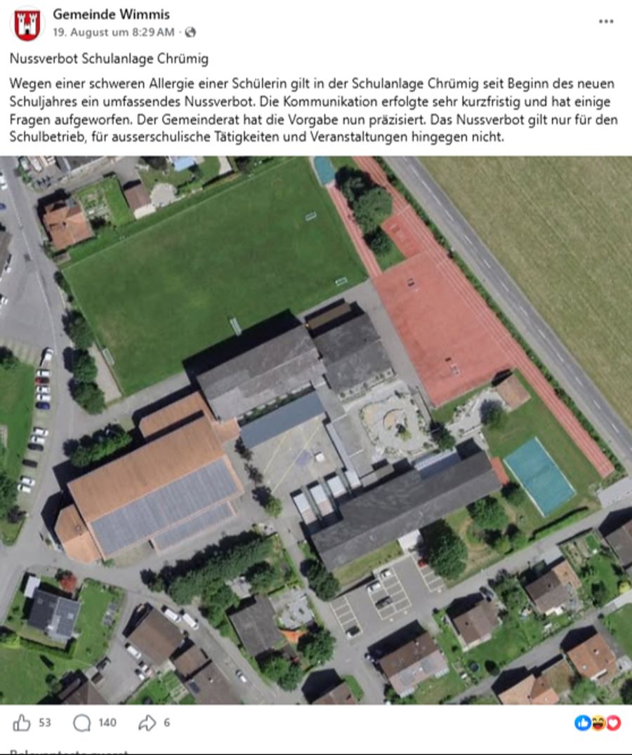 Das Nussverbot in Wimmis sorgt für gemischte Reaktionen.