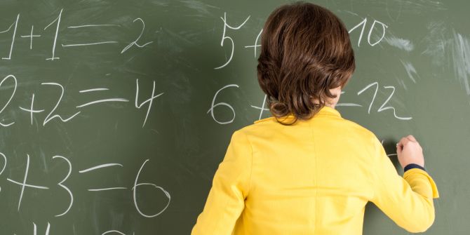 Kind Tafel Mathematik Rechnen