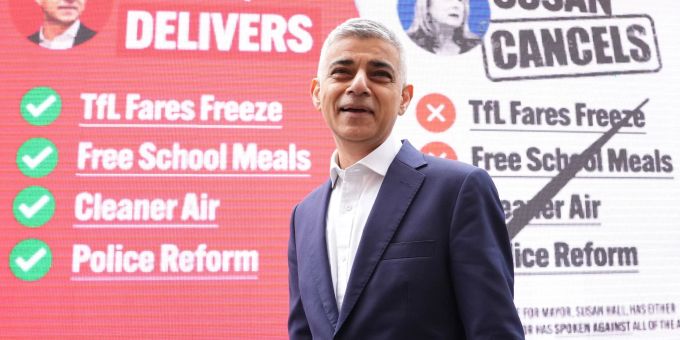 Sadiq Khan galt als Favorit. Nun hat er sich eine dritte Amtszeit gesichert. (Archivbild) Sadiq Khan gilt als Favorit.