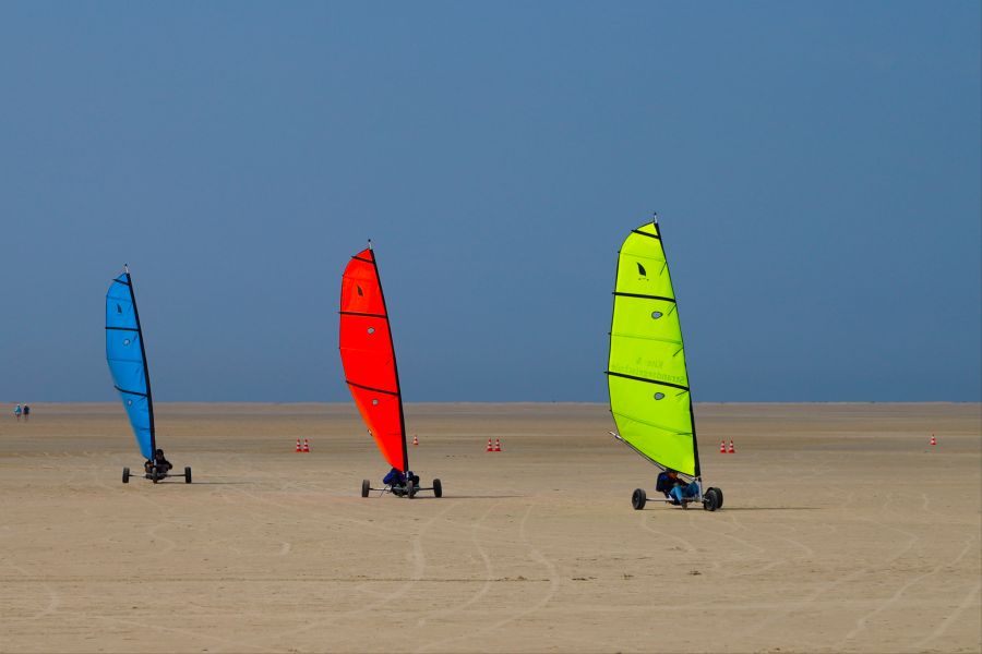 Stransegeln Borkum Horizont Sand