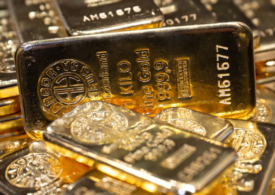 Gold hat wegen des anhaltenden «Shutdowns» seine Rekordrally fortgesetzt. (Symbolbild)