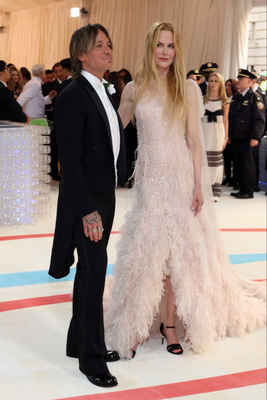 Nicole Kidman und Keith Urban im Jahr 2023 bei der Met Gala in New York.