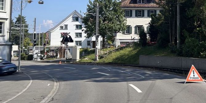 Unfallort in Speicher