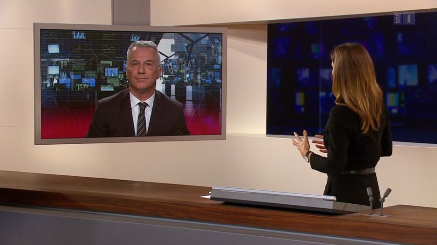 Reto Lipp war auch als Wirtschaftsspezialist zu sehen in der Tagesschau.