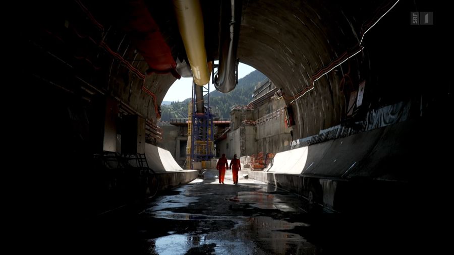 Das Südportal in Airolo: Hier hat der Bau der zweiten Gotthardröhre im Februar 2025 begonnen.