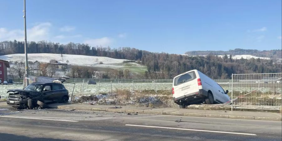 Frontalkollision Wichtrach