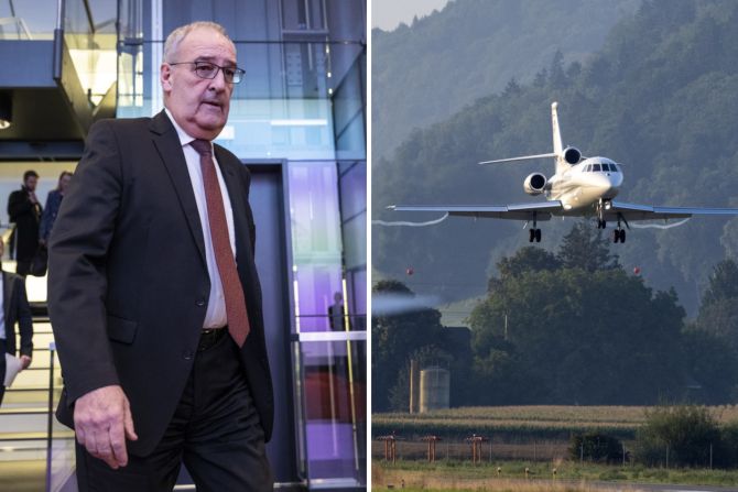 Wirtschaftsminister Guy Parmelin musst wegen des Zollstreits mit den USA immer nach Washington fliegen.