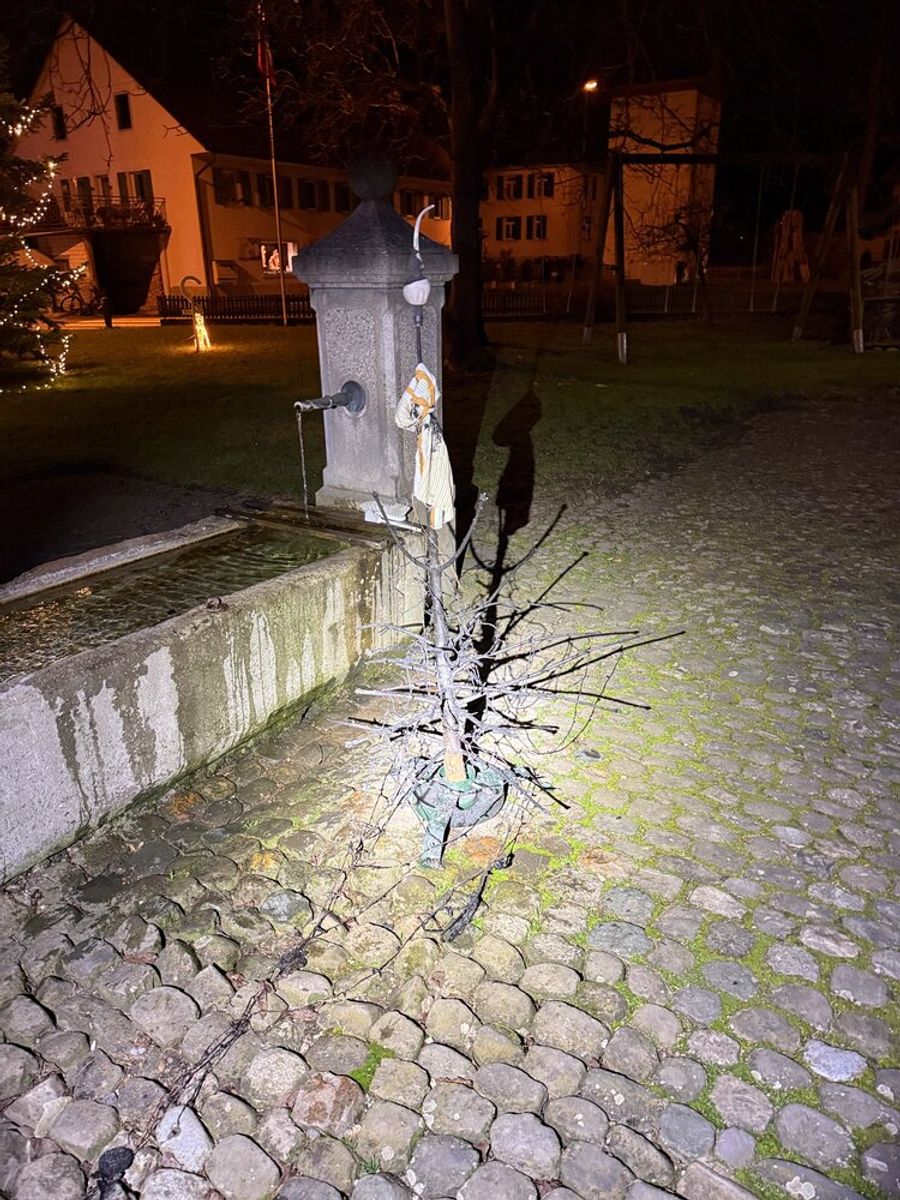 Weihnachtsbaum Brand