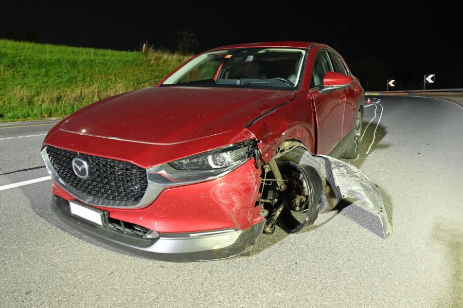 Sachschaden nach Unfall