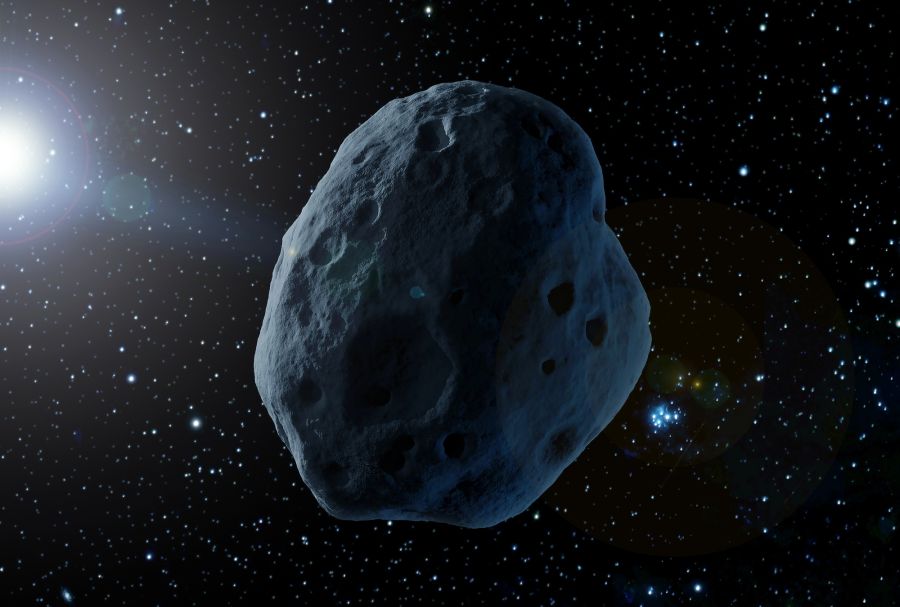 Asteroid Mond unbekannt entdeckt