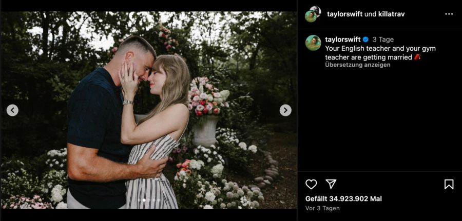 Taylor Swift Verlobung