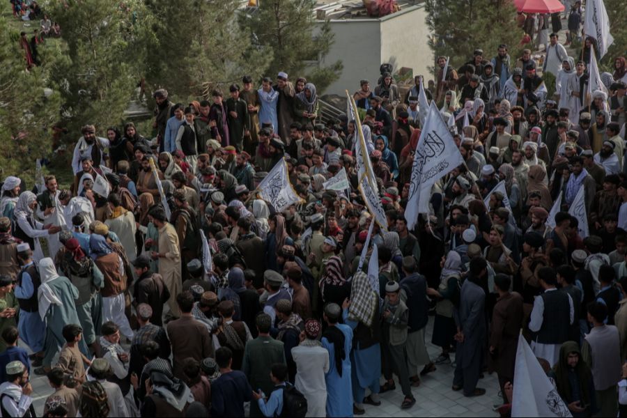 In Kabul feierten die Taliban Mitte August den vierten Jahrestag der Machtübernahme.
