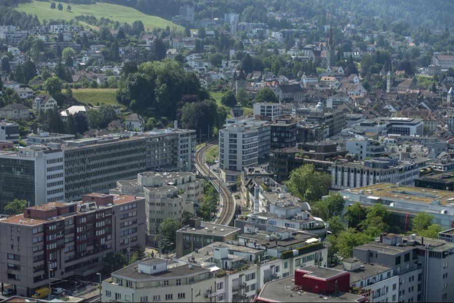 Gewerbezone Wohnhäuser Zug