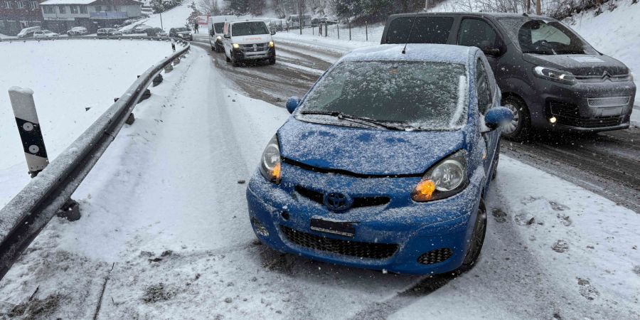 Selbstunfall in Unterägeri