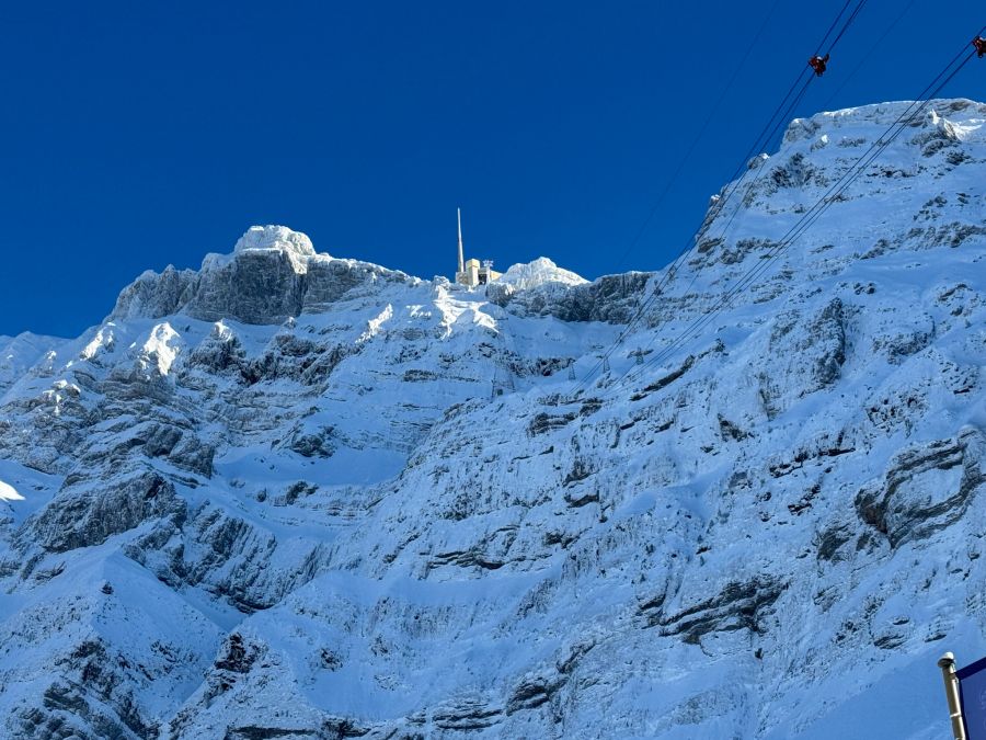 Schroff und einsam: der Säntis.