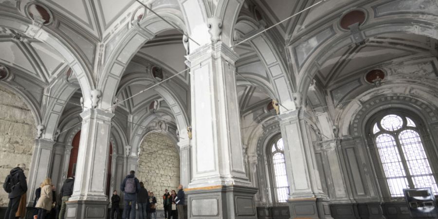 Der Waffensaal befindet sich in einem schlechten Zustand. Nach der Sanierung der Zeughäuser soll er für die Öffentlichkeit zugänglich sein.