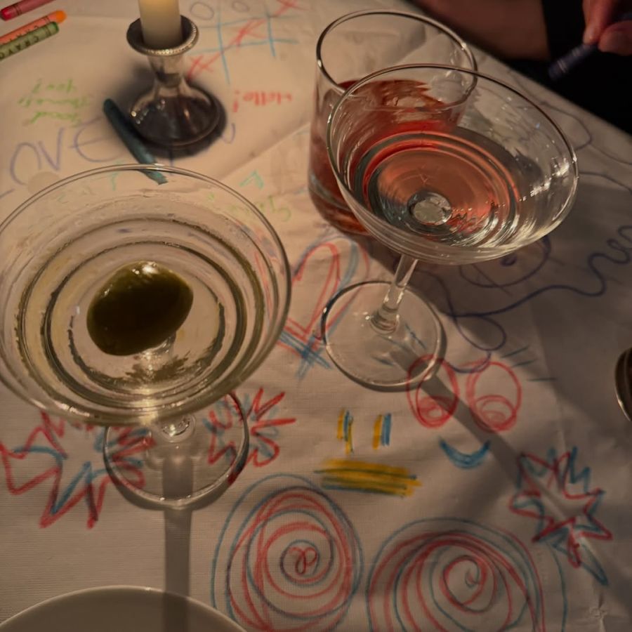 Dabei wird natürlich auch getrunken.