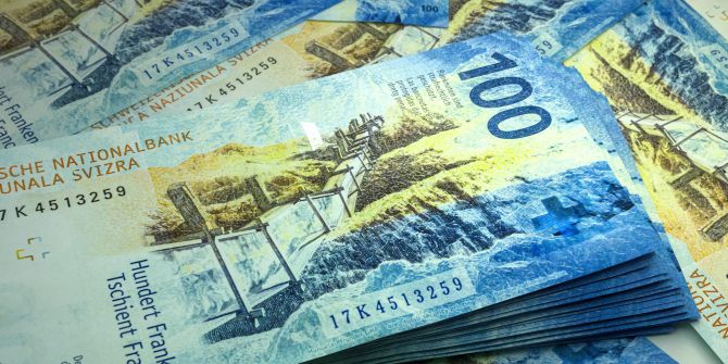 Schweizer Franken 100 Note