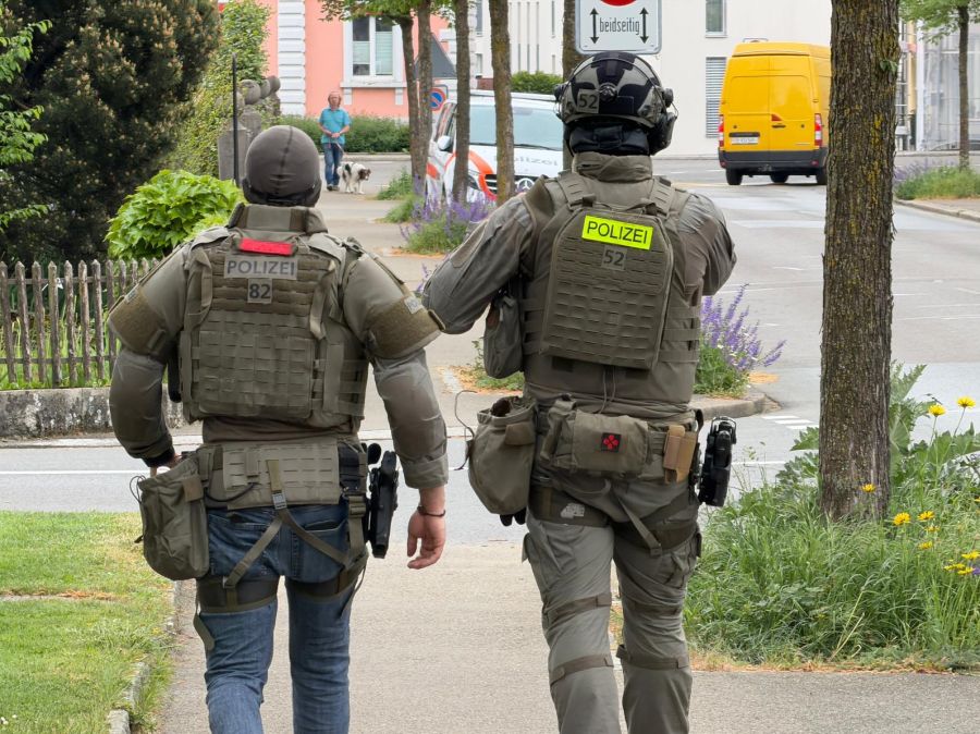 Vor dem Polizeieinsatz am Mittwoch soll sie eine Drohung ausgesprochen haben.