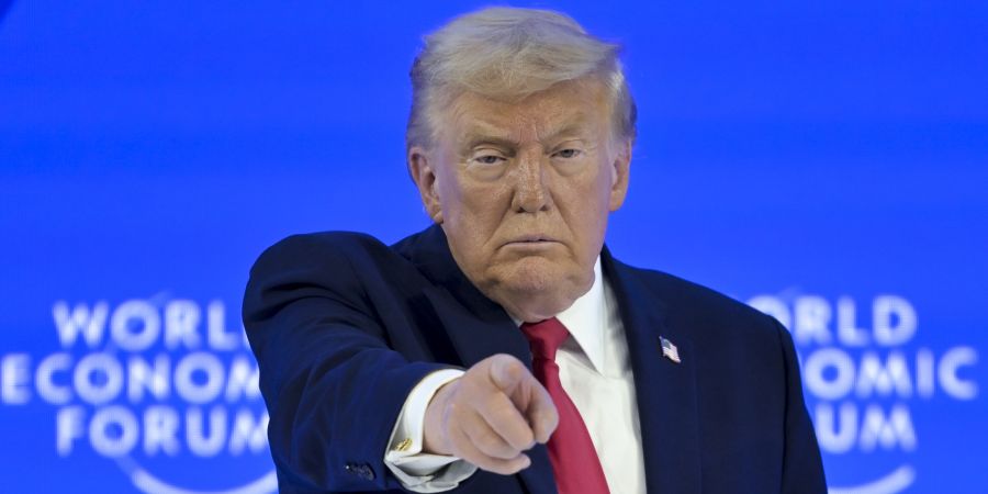 Trump ging in seiner Rede nicht zimperlich um mit der Schweiz – und der Welt.