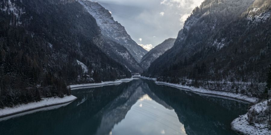 Der Stausee Mapragg liegt im St. Galler Taminatal. (Archivbild)