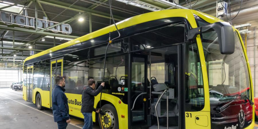 Die Autobus AG Liestal elektrisiert ihre Busflotte. Im Depot in Liestal stehen 28 Ladepunkte für künftige E-Busse zur Verfügung.