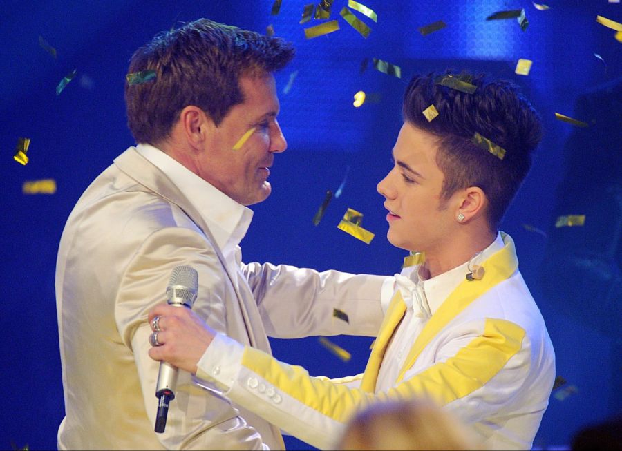 Ein Jahr später machte mit Luca Hänni erstmals ein Schweizer Kandidat das Rennen.