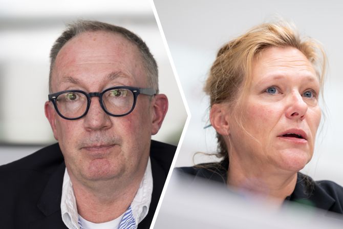 Nicolas Féraud und Beatrice Pilloud.