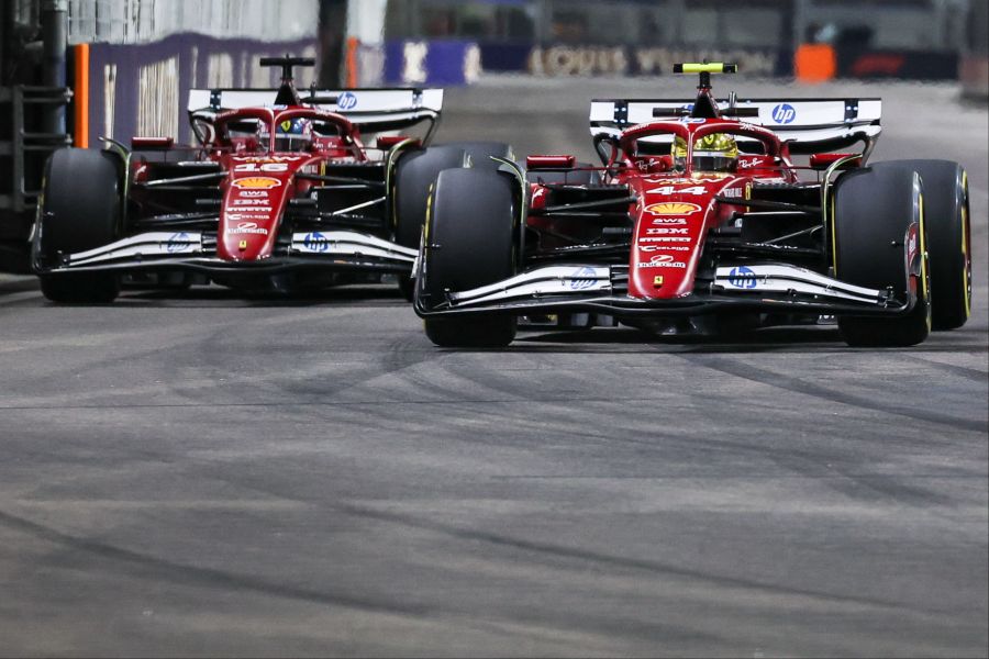 Ferrari Leclerc Lewis Hamilton