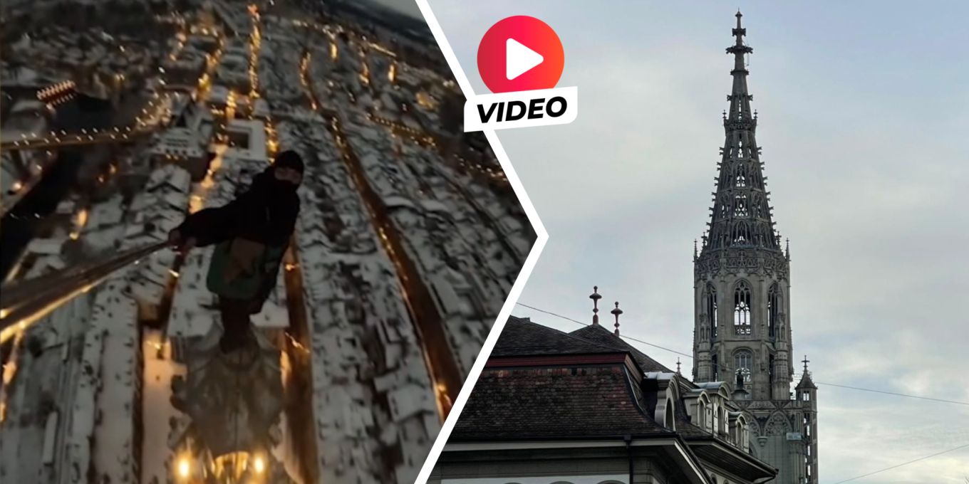Postet Irrer Franzose klettert auf Münster – und postet Bild aus 100 Metern ...