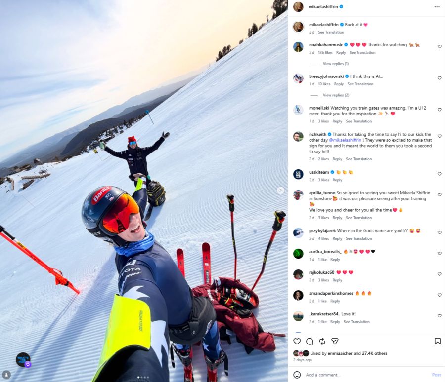 Mikaela Shiffrin Training