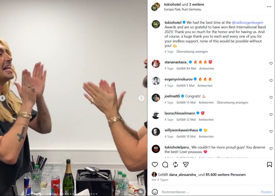 Feucht-fröhlich: Der Champagner steht schon bereit.